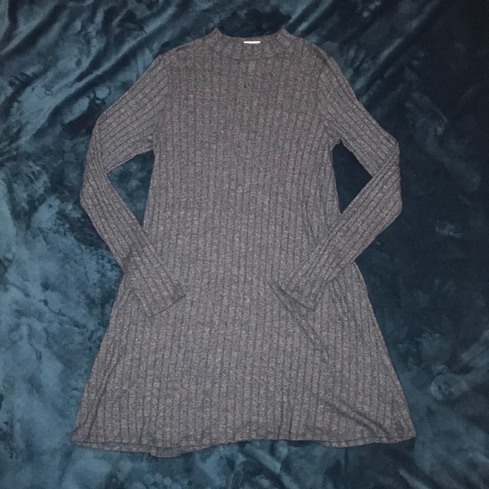 High Neck Fit and Flare Dress